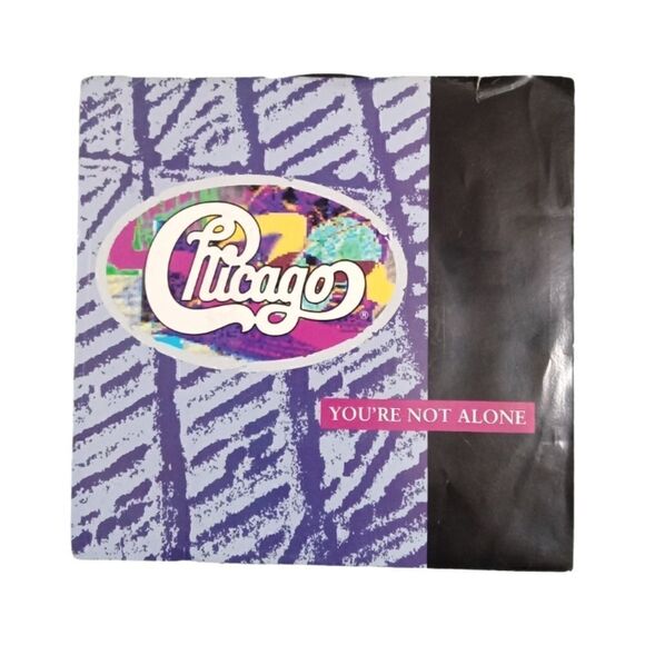 Chicago You're Not Alone Reprise Records 45 Vinyl Record 1986 - Picture 1 of 7